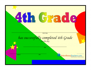 Primary School Graduation Certificates For Leavers