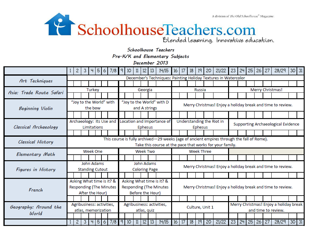 PreK-Elem Checklist image