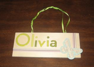 Craft: Wooden Name Plate - SchoolhouseTeachers.com