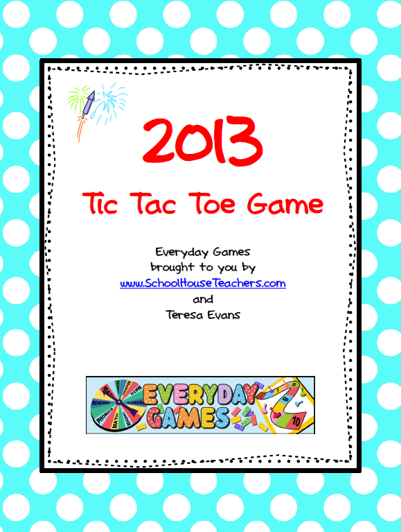 2013 Tic Tac Toe