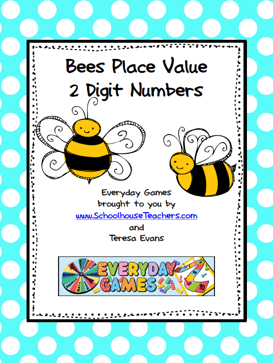 Bees Place Value 2 Digit Numbers