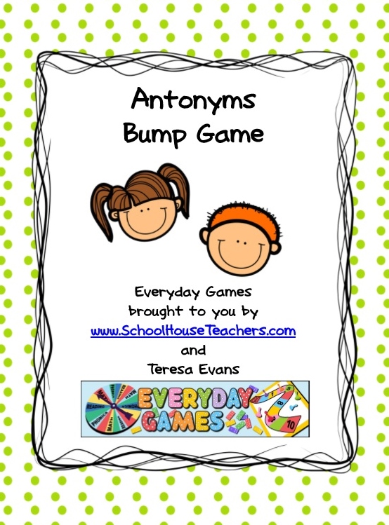 Antonyms Bump Game