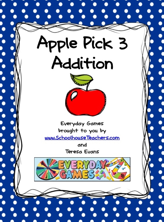 Apple Pick Three Addition
