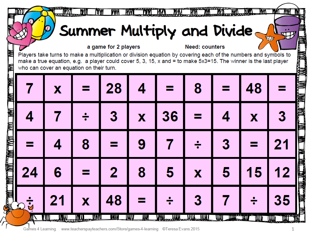 summer-multiply-and-divide-schoolhouseteachers