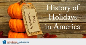 history of holidays in USA