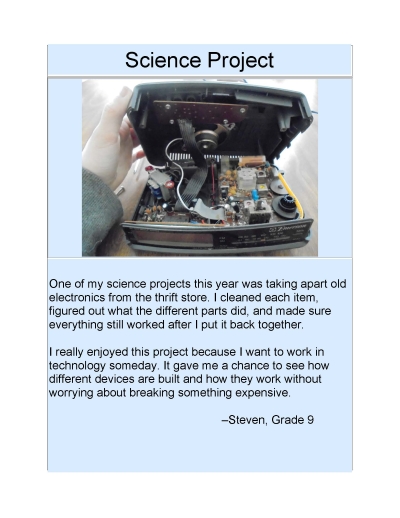 6e-activities-form-4-science project