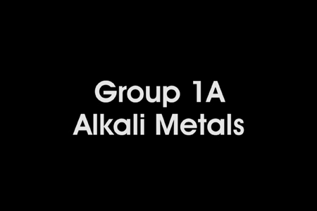 Advanced Chemistry: Group 1A Alkali Metals