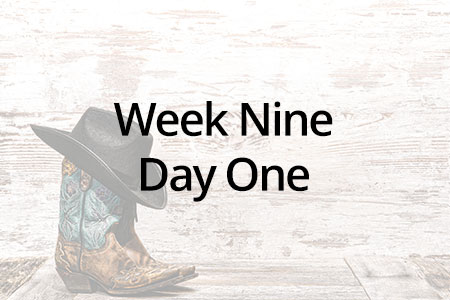 American Folklore Week Nine Day One