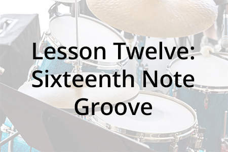 Beginner Drum Lessons: Lesson Twelve