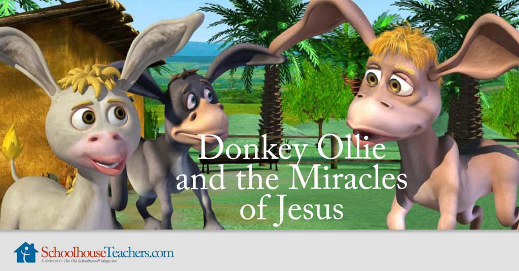 Donkey Ollie and the Miracles of Jesus for Kids Homeschool Course