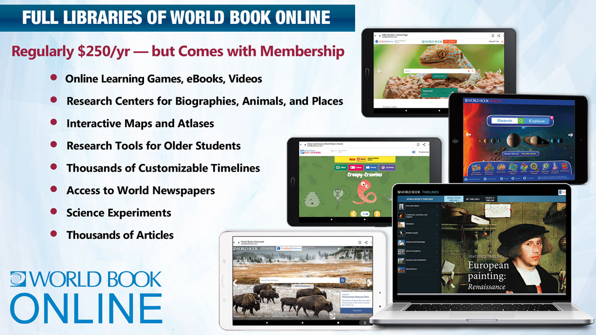 World Book Online Encyclopedia Free with Membership